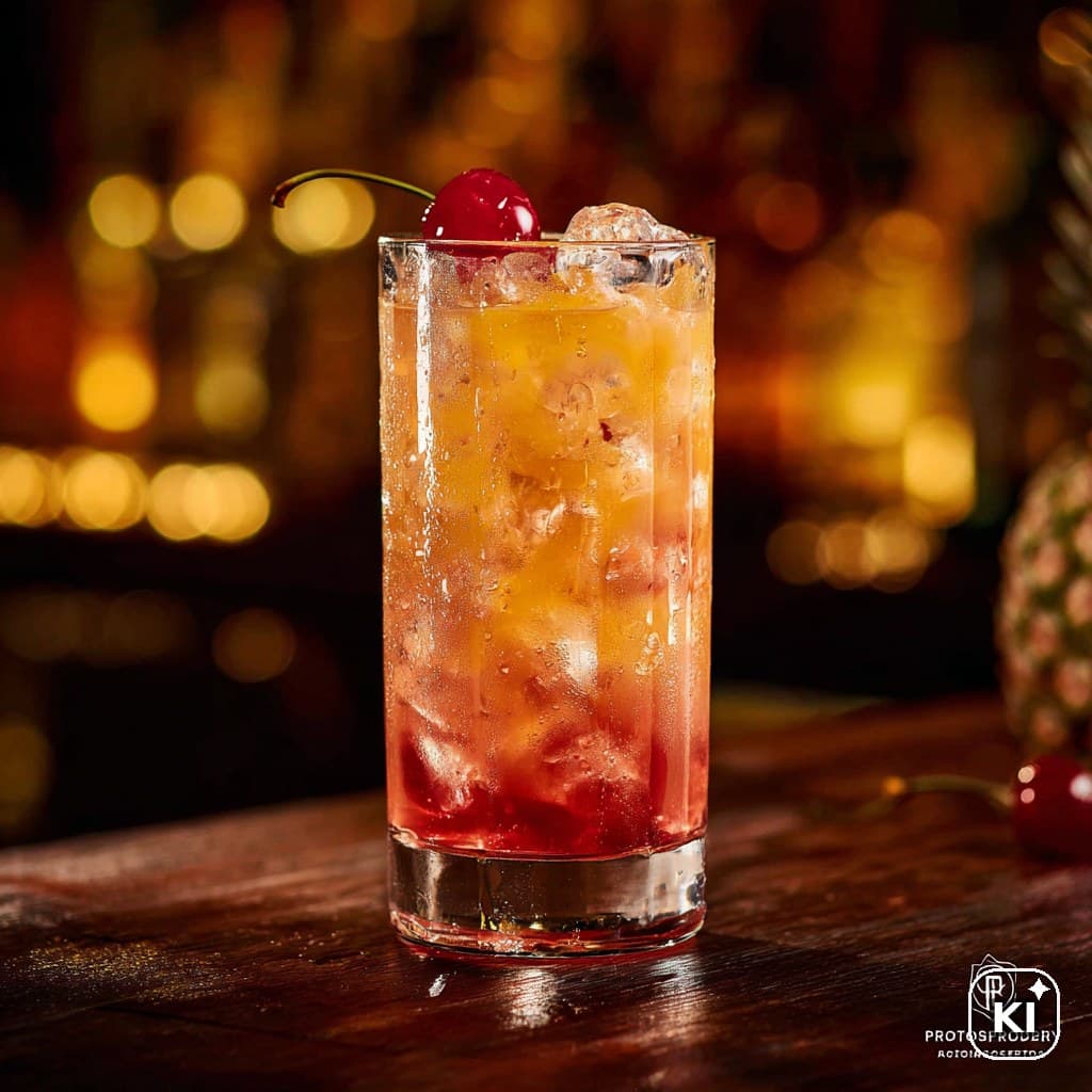 Tom & Cherry Cocktail Rezept