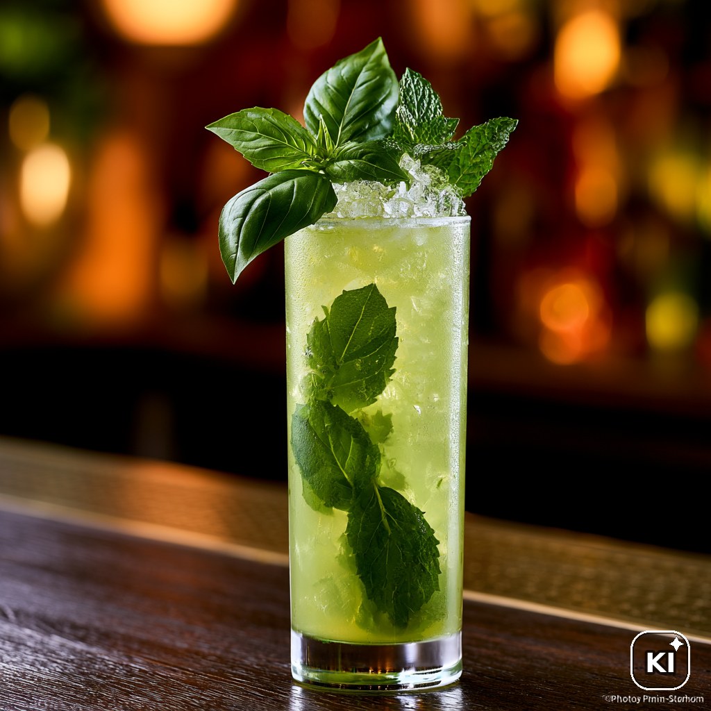 Basilikum Mojito