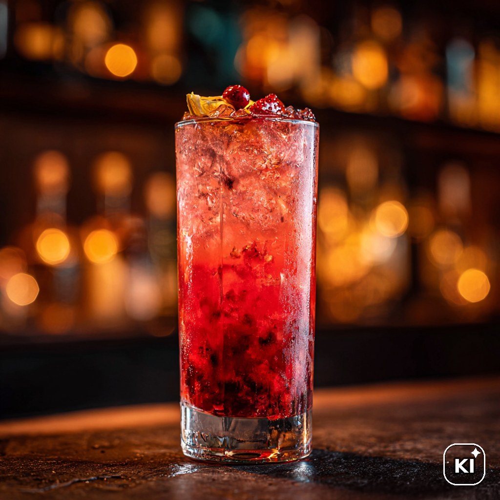 Fruity Vanilla Blood Cocktail