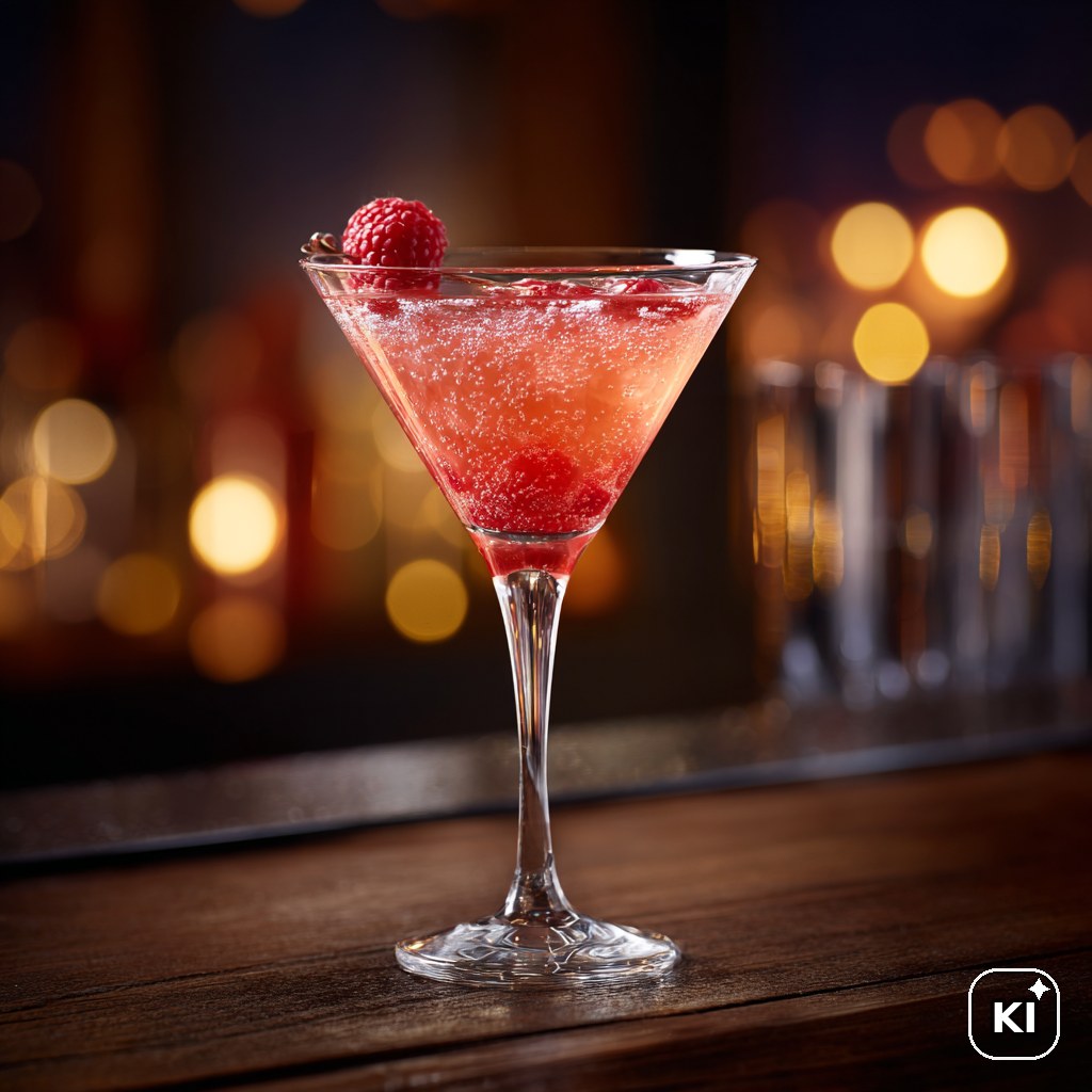 Happy Birthday Martini Cocktail