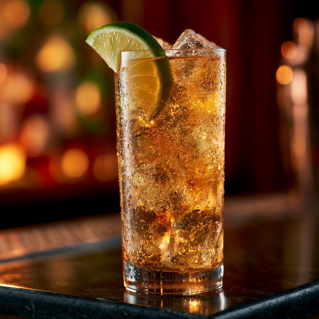 Irish Ginger & Lime Cocktail