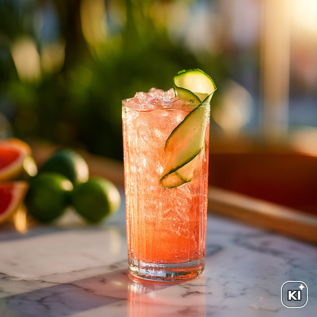 Lillet Grapefruit Cucumber
