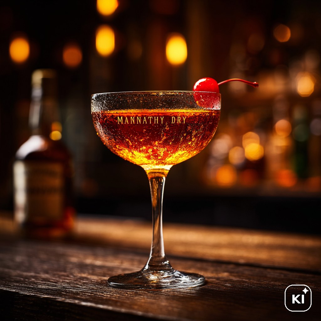 Manhattan Dry Cocktail