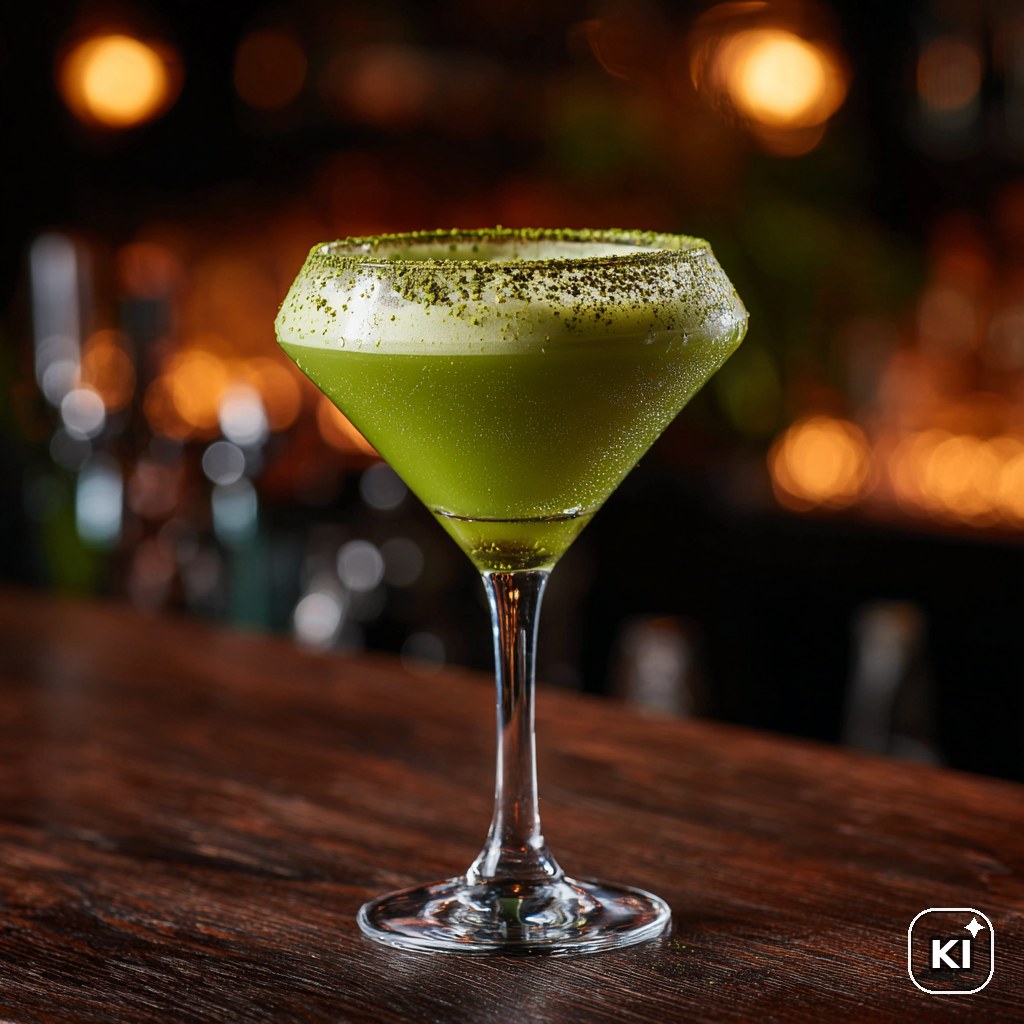 Matcha Martini Cocktail
