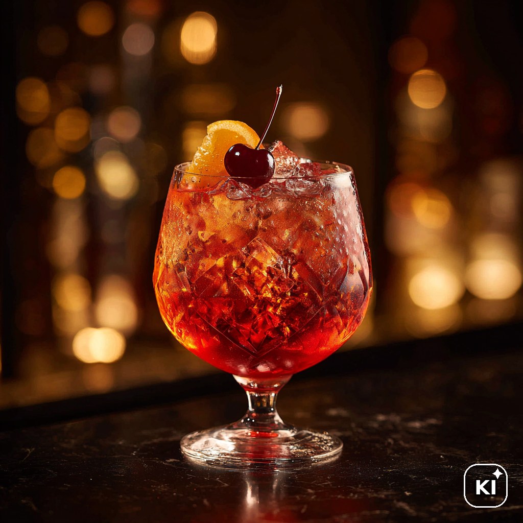 Orange Cherry Dime Cocktail