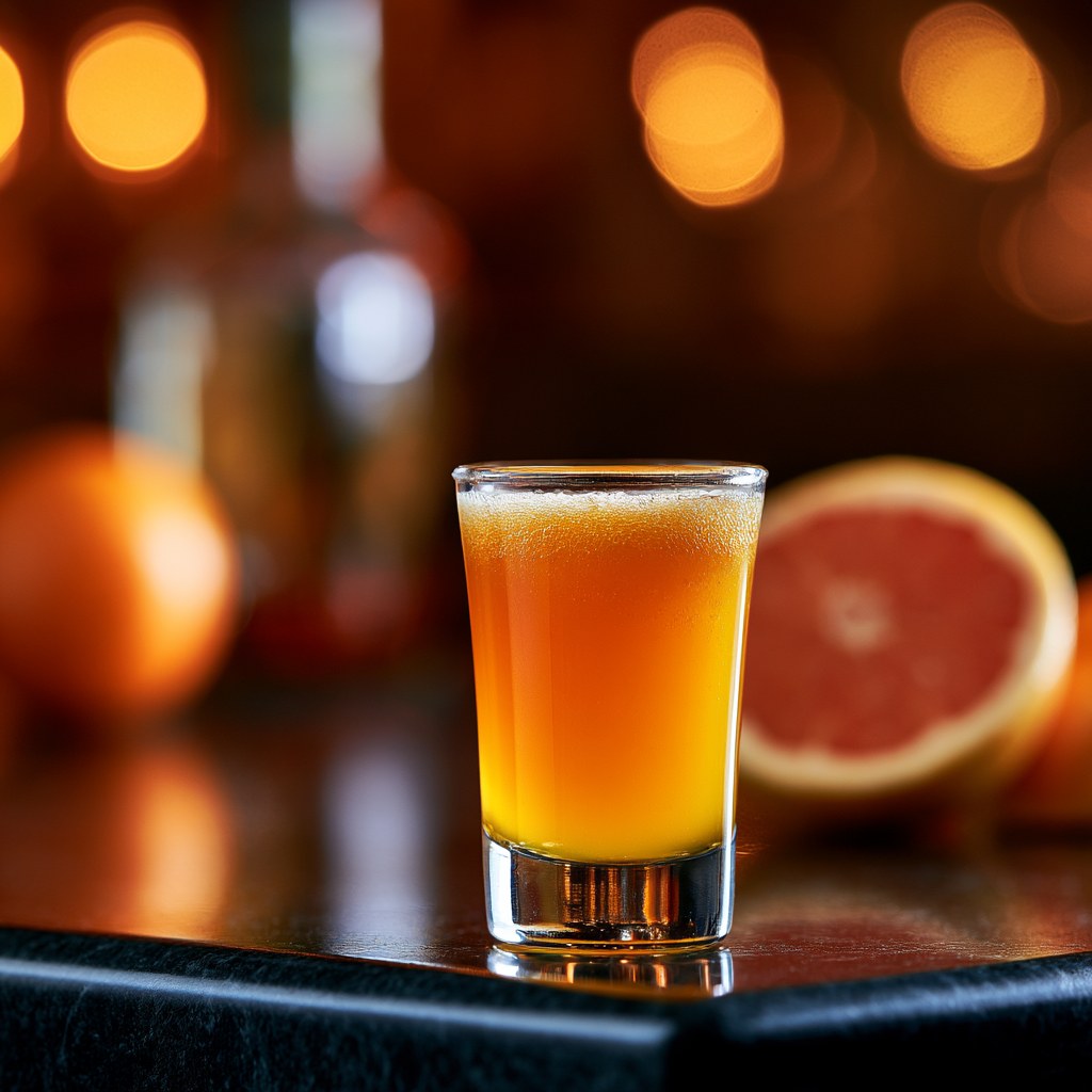 Orange Tea Shot Cocktail
