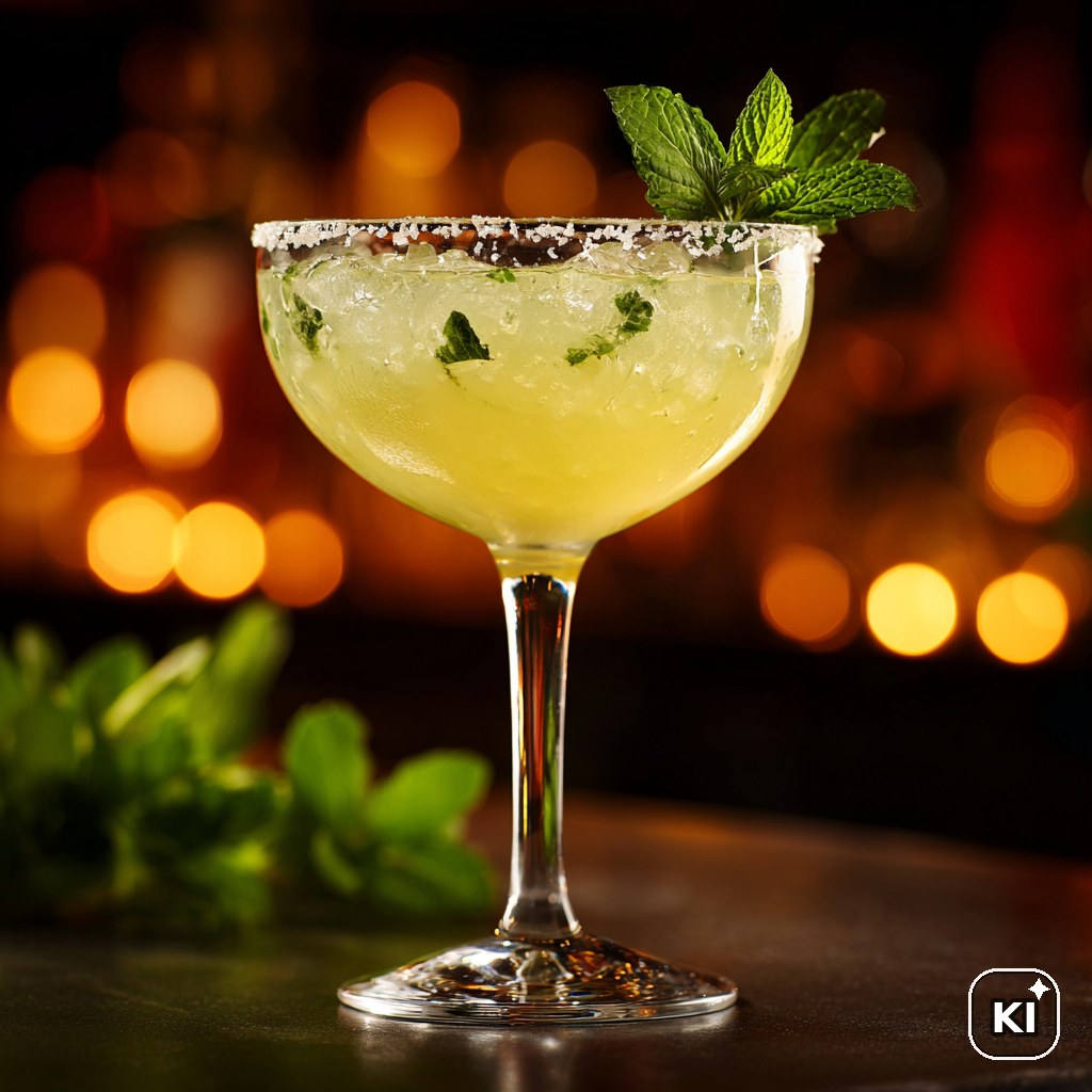 Pineapple and Mint Margarita