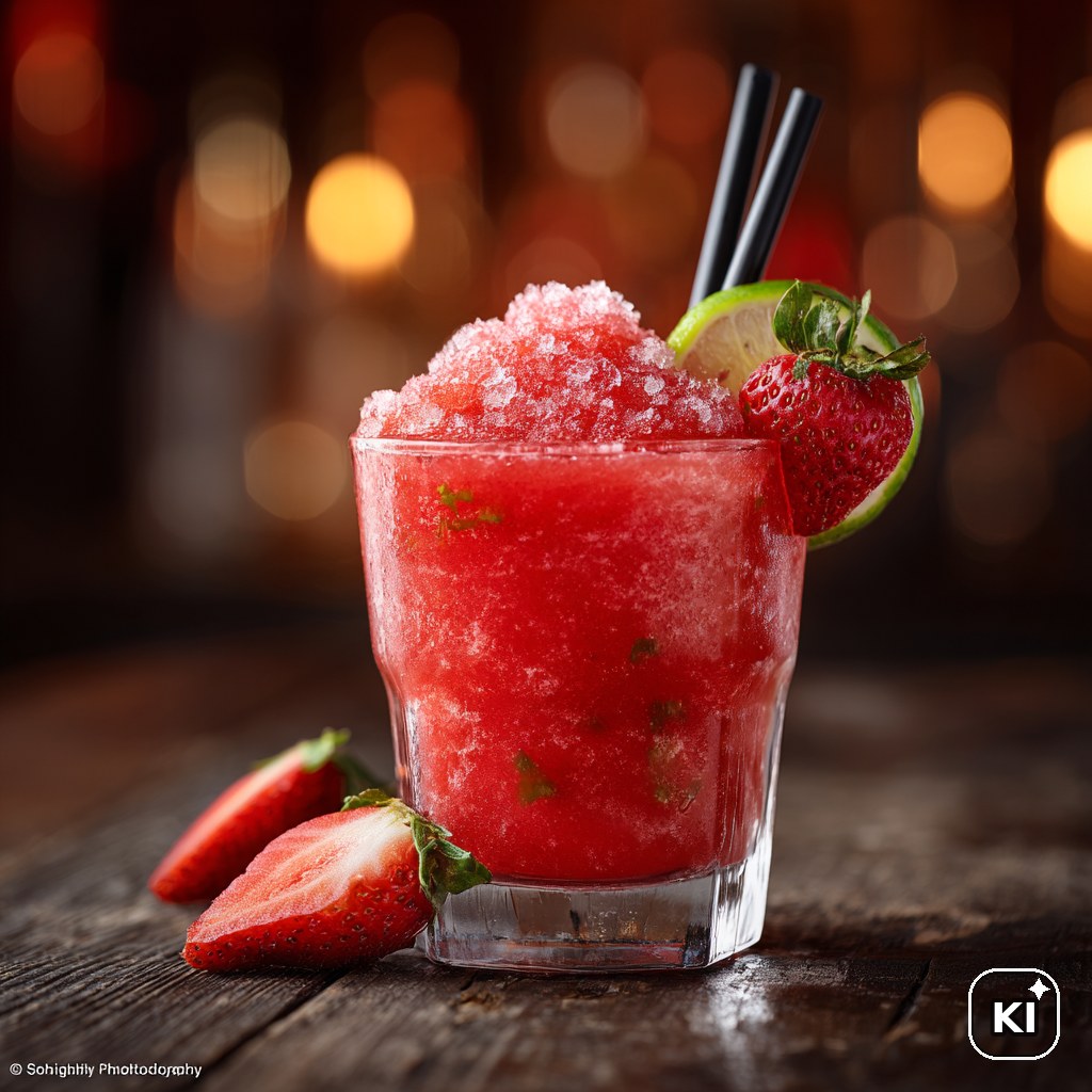 Red Frozen Plasma Cocktail