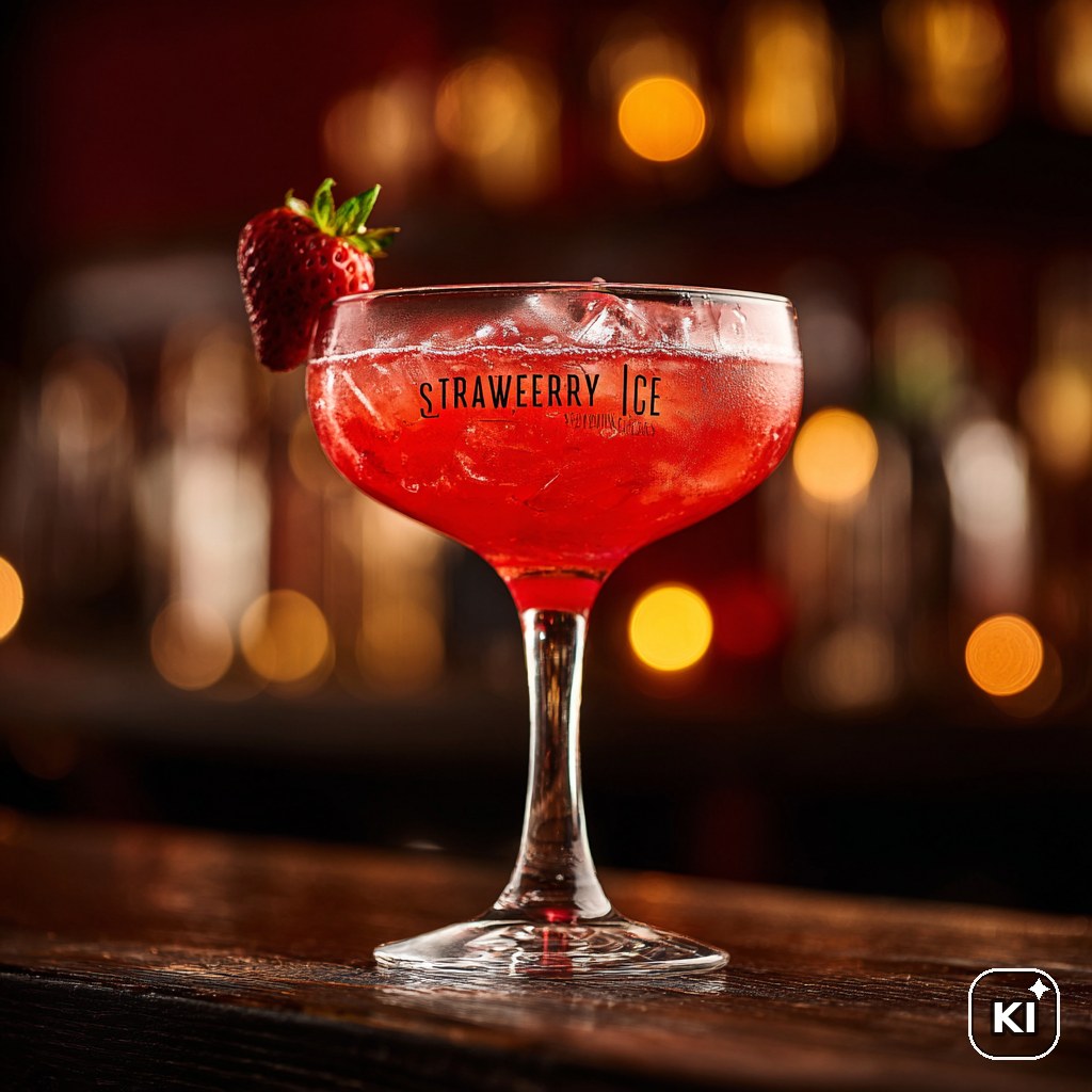 Cocktailrezept Strawberry Ice