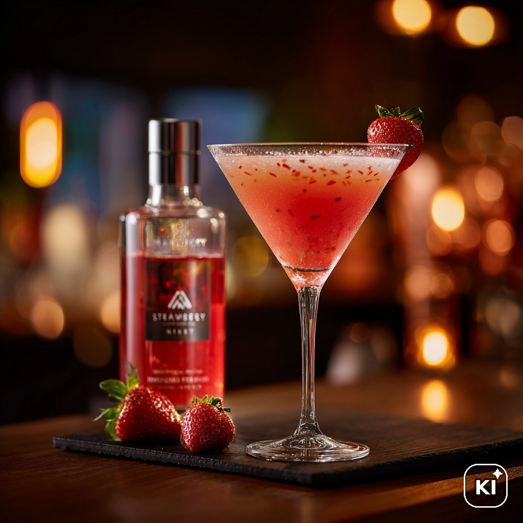 Cocktailrezept Strawberry Night