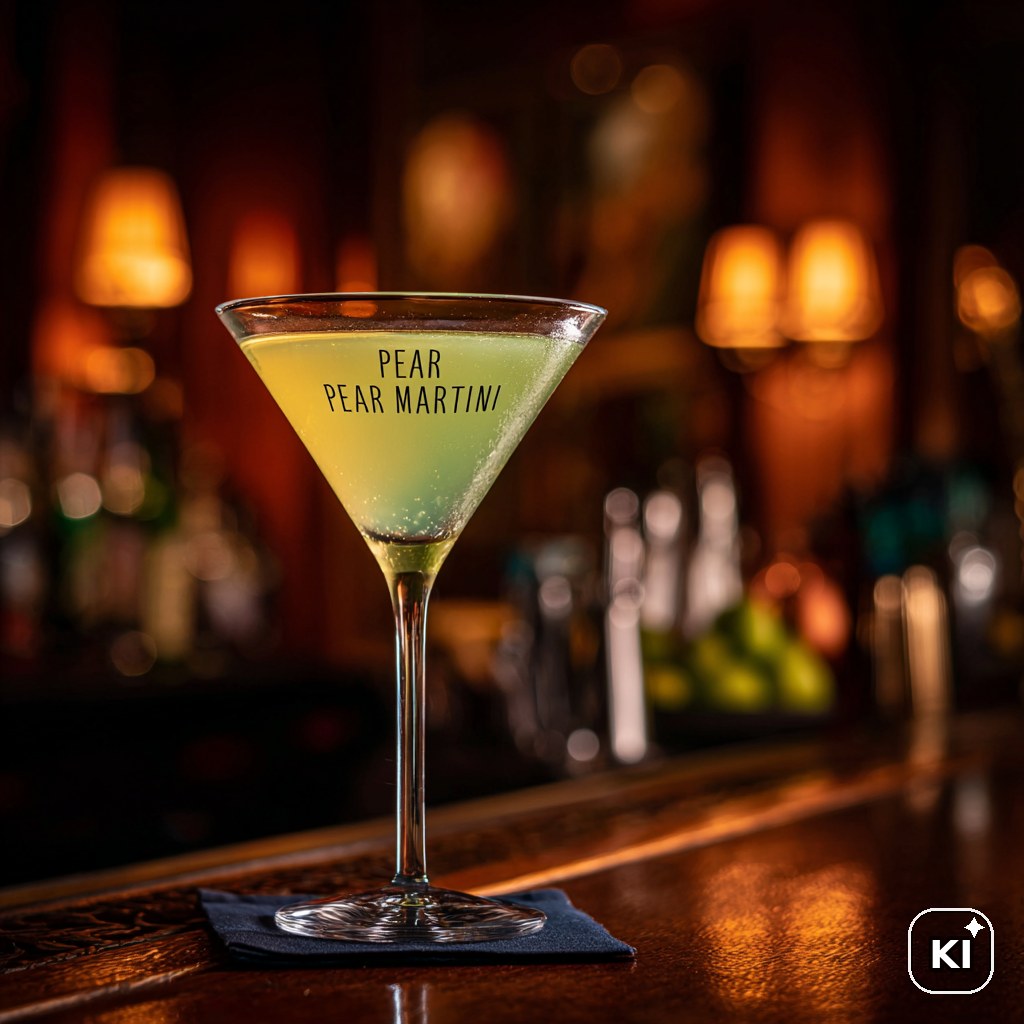The Pear Martini Rezept